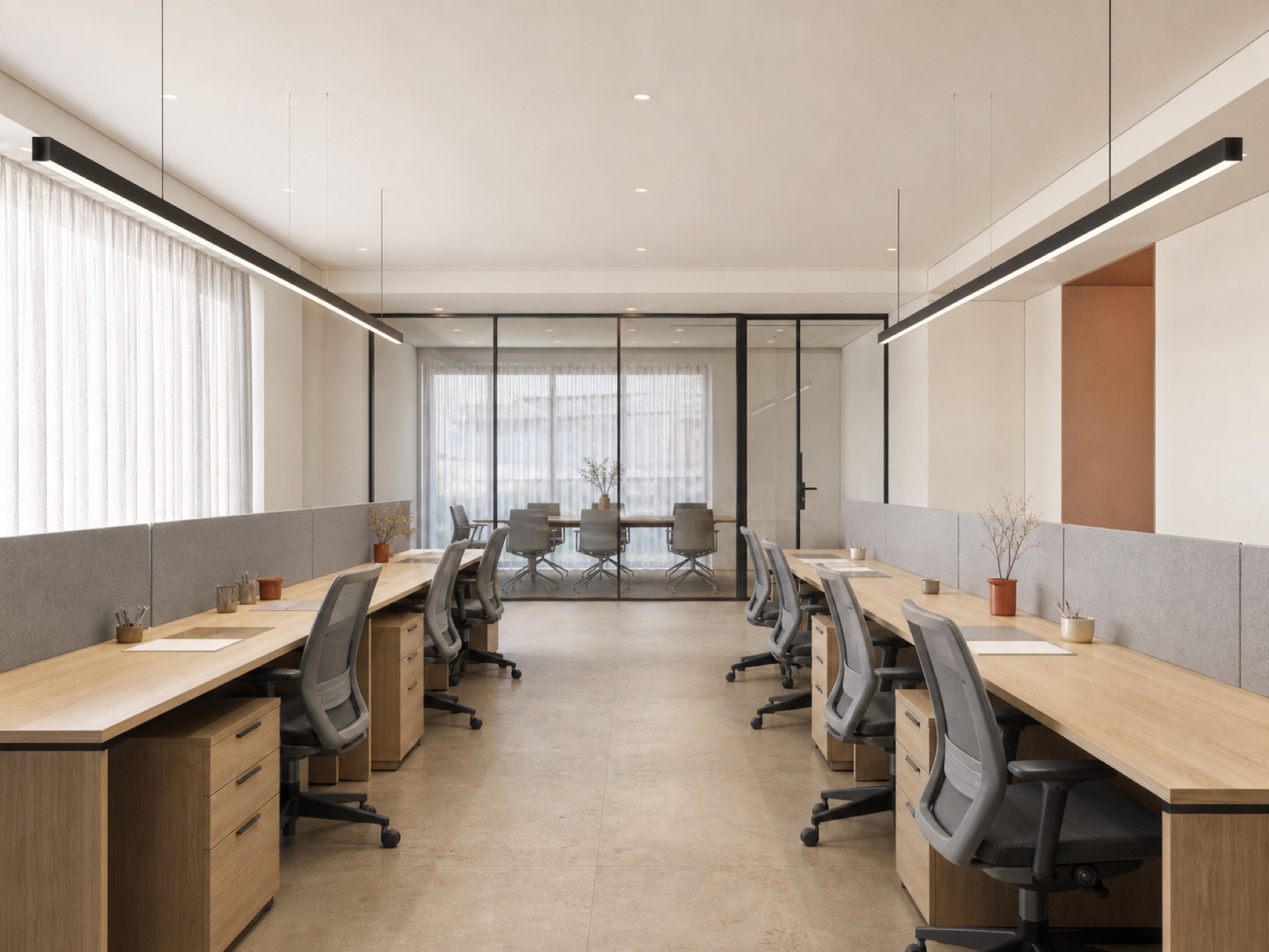 開放式辦公空間|協作為主 隔音無擾
